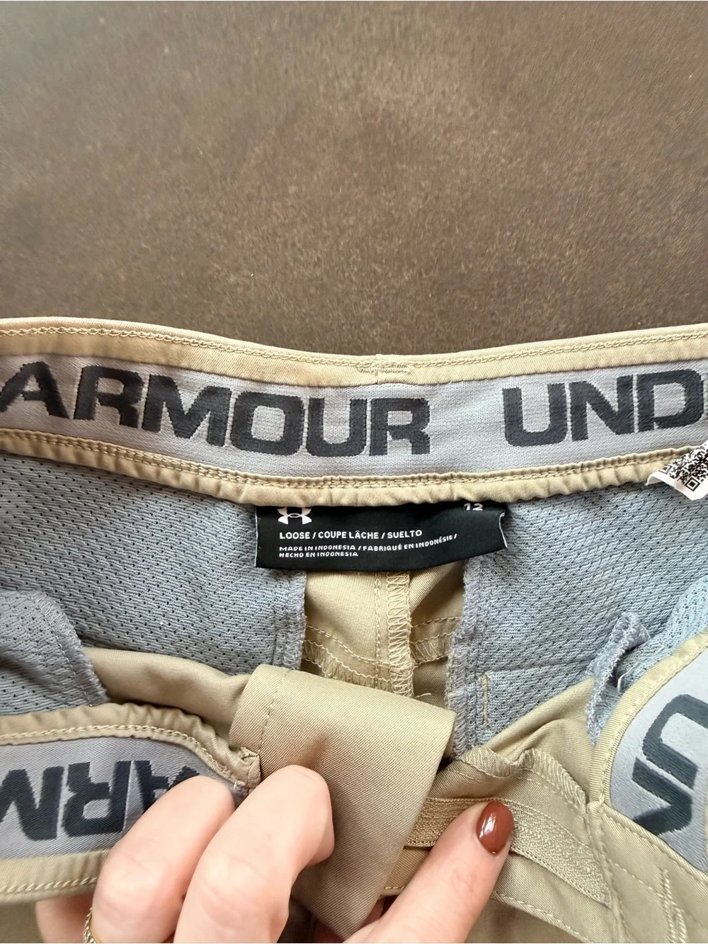 Youth Classic Tan Chino Shorts- quick dry
